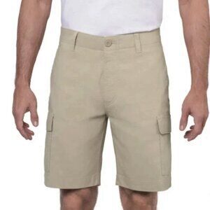 Wearfirst Men's Size 44 Tan Freeband Waistband Cargo Shorts NWT